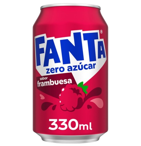 FANTA FRAMBUESA ZERO LATA 33cl