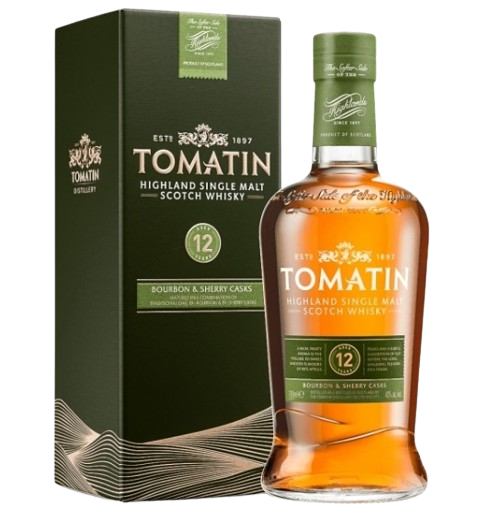 WHISKY TOMATIN SINGLE MALT WHISKY 12 AÑOS 70cl