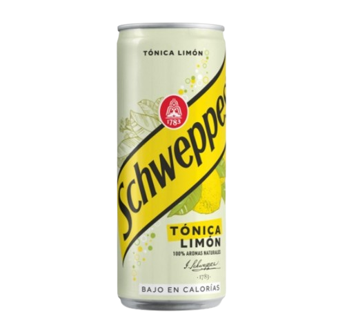 TÓNICA SCHWEPPES LIMÓN LATA 33CL