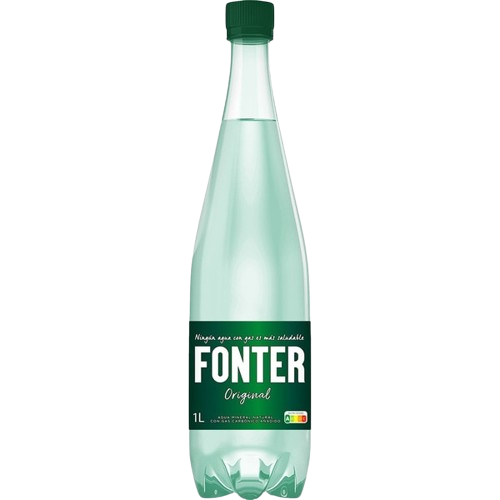 AGUA CON GAS FONTER 1 L