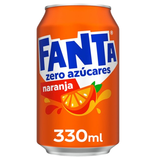 FANTA NARANJA ZERO LATA 33cl