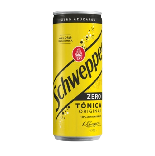 TONICA SCHWEPPES ZERO LATA 33CL