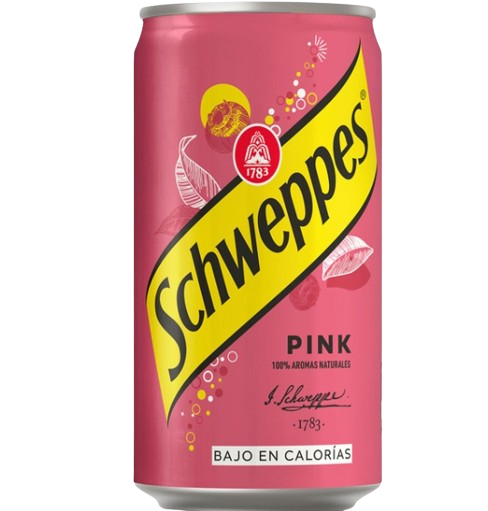 TÓNICA SCHWEPPES PINK LATA 25CL